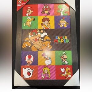 Super Mario Licensed Nintendo Framed Wall Art 11x17